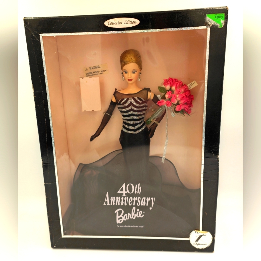 40th Anniversary Barbie Official 1st Shipment Missing Outside Box Backing